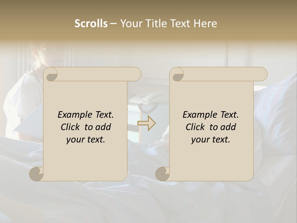 Doctor And Patient In Hospital PowerPoint Template