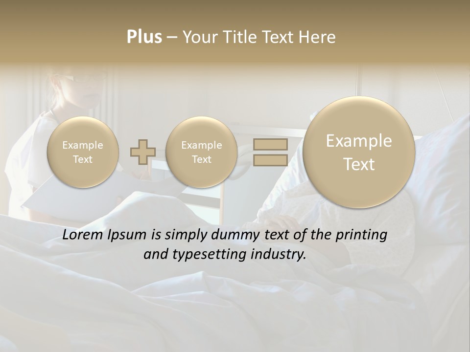 Doctor And Patient In Hospital PowerPoint Template