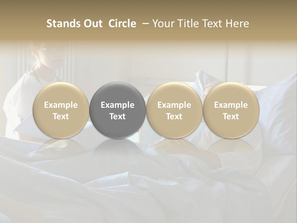 Doctor And Patient In Hospital PowerPoint Template