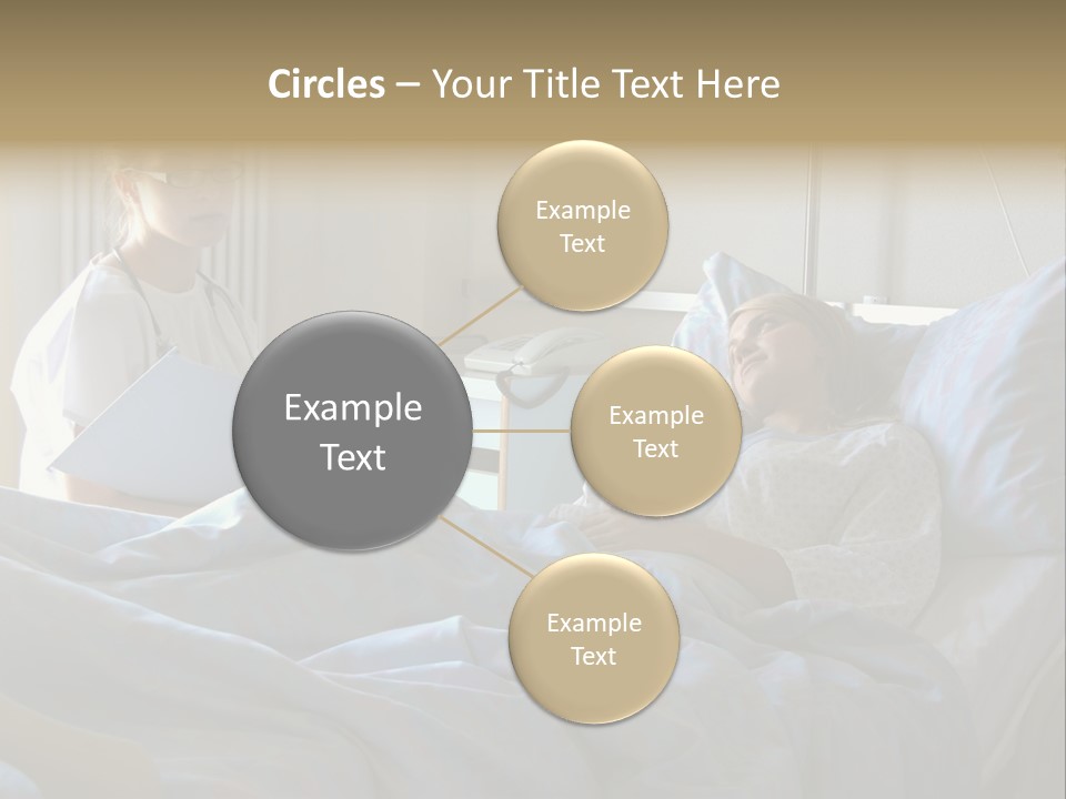 Doctor And Patient In Hospital PowerPoint Template