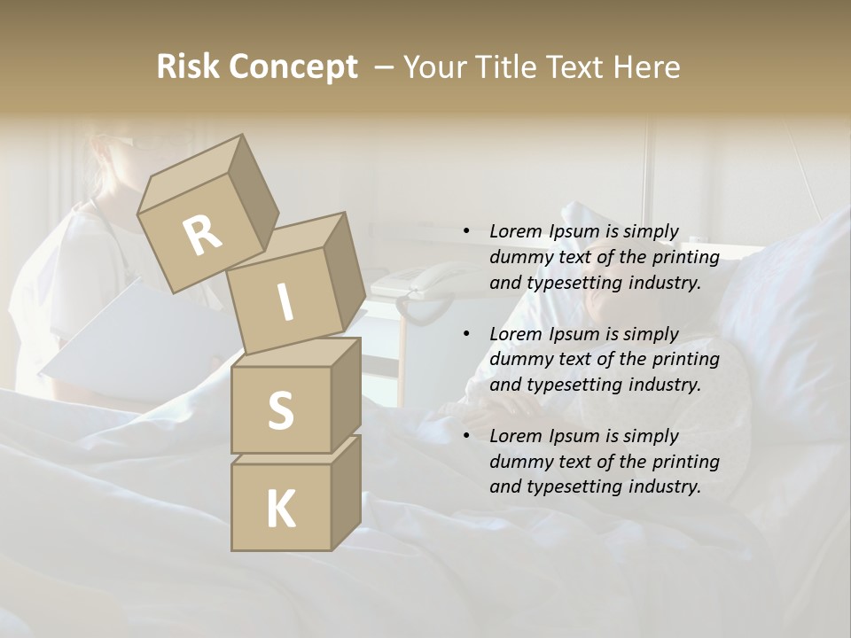 Doctor And Patient In Hospital PowerPoint Template