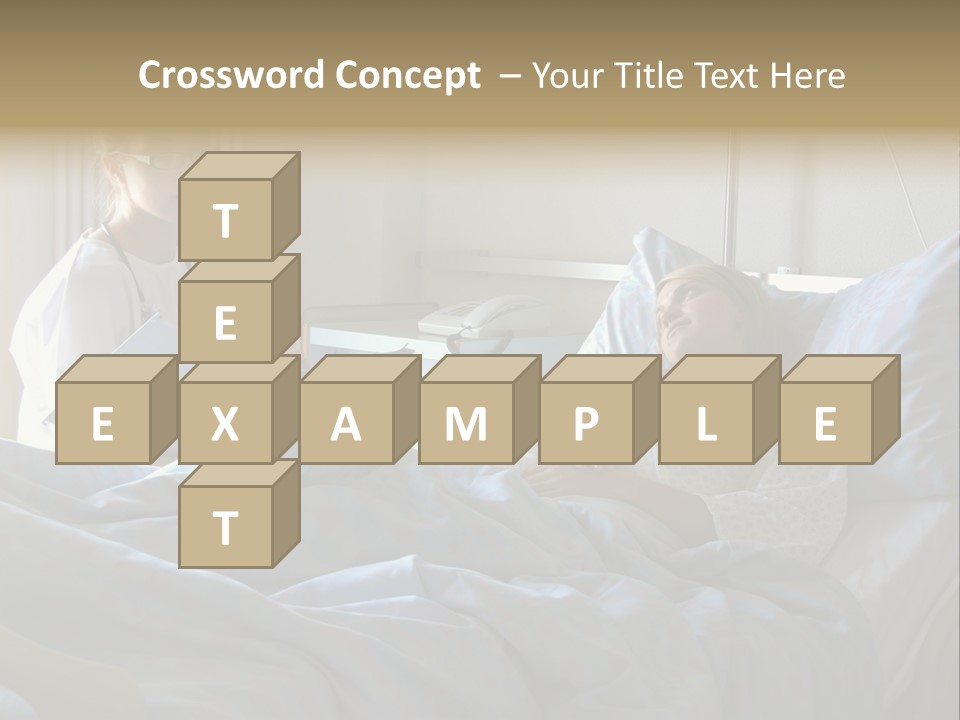 Doctor And Patient In Hospital PowerPoint Template