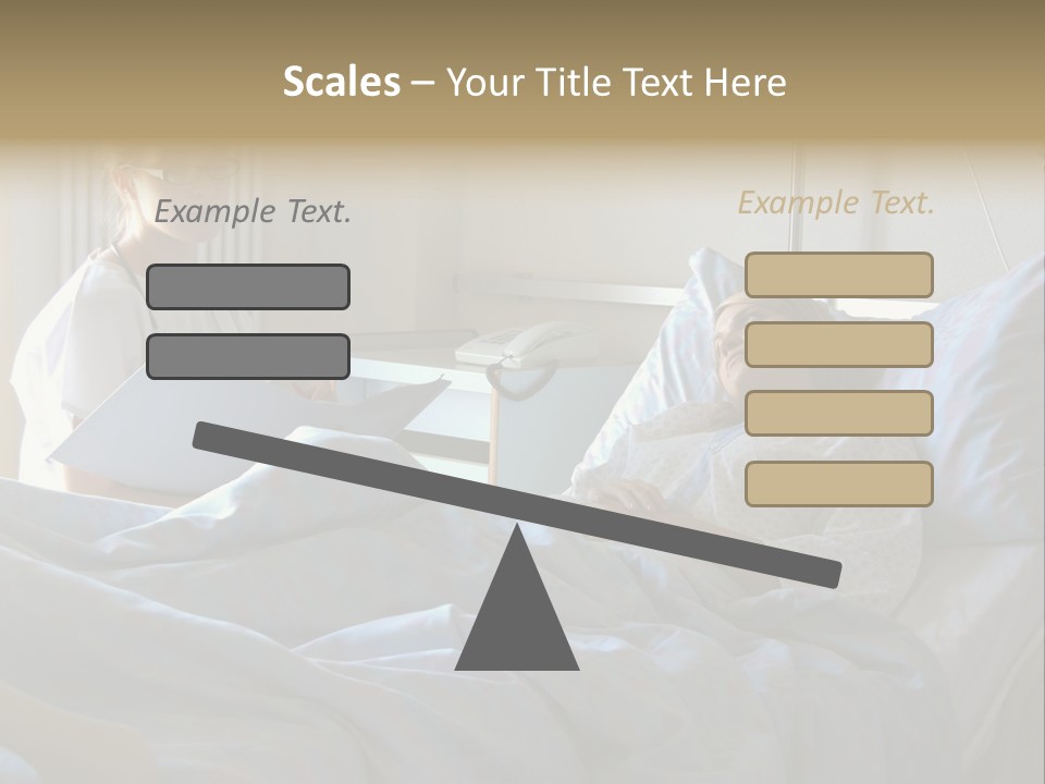 Doctor And Patient In Hospital PowerPoint Template