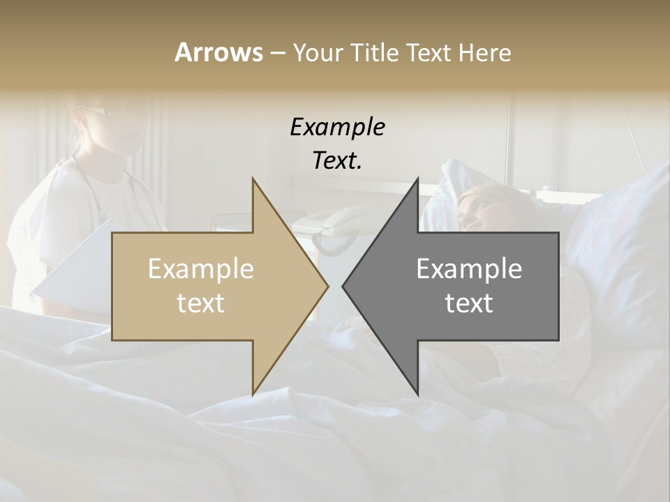 Doctor And Patient In Hospital PowerPoint Template