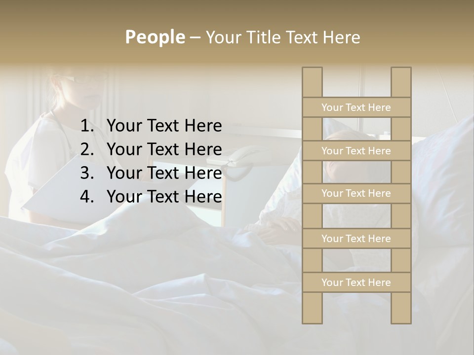 Doctor And Patient In Hospital PowerPoint Template