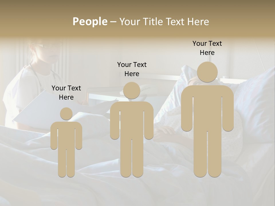 Doctor And Patient In Hospital PowerPoint Template