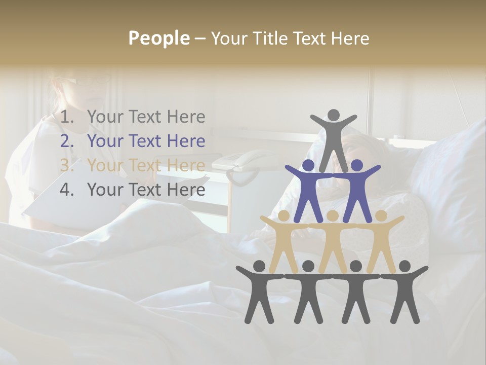 Doctor And Patient In Hospital PowerPoint Template