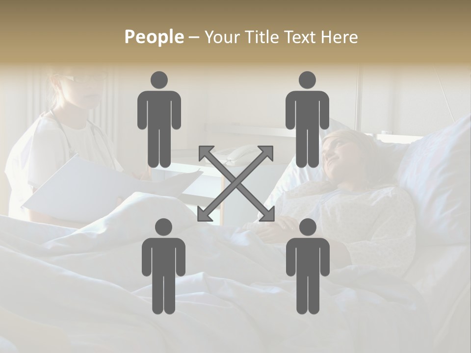 Doctor And Patient In Hospital PowerPoint Template