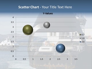 Two Ferry Boats In The Norwegian Fjord PowerPoint Template