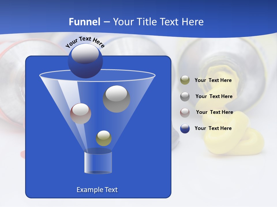 Colorful Paints Squeezed From Tubes PowerPoint Template
