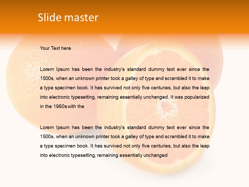 Orange PowerPoint Template
