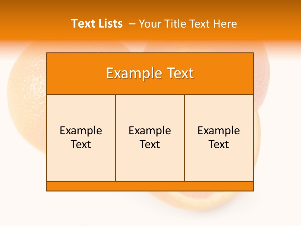 Orange PowerPoint Template