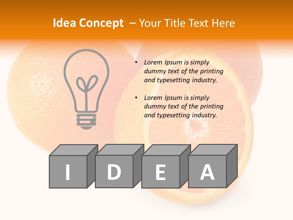 Orange PowerPoint Template