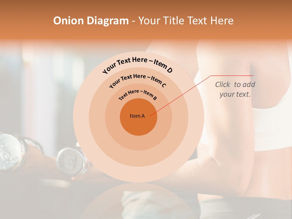 A Man And A Woman Holding Dumbs In A Gym PowerPoint Template