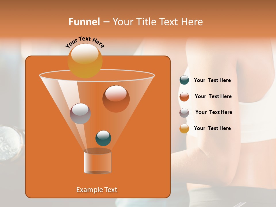 A Man And A Woman Holding Dumbs In A Gym PowerPoint Template