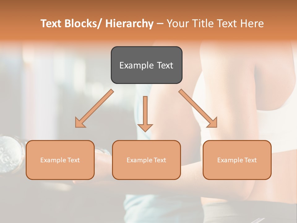 A Man And A Woman Holding Dumbs In A Gym PowerPoint Template
