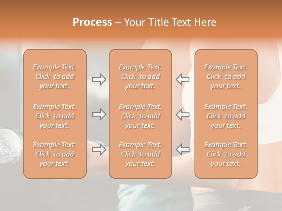 A Man And A Woman Holding Dumbs In A Gym PowerPoint Template