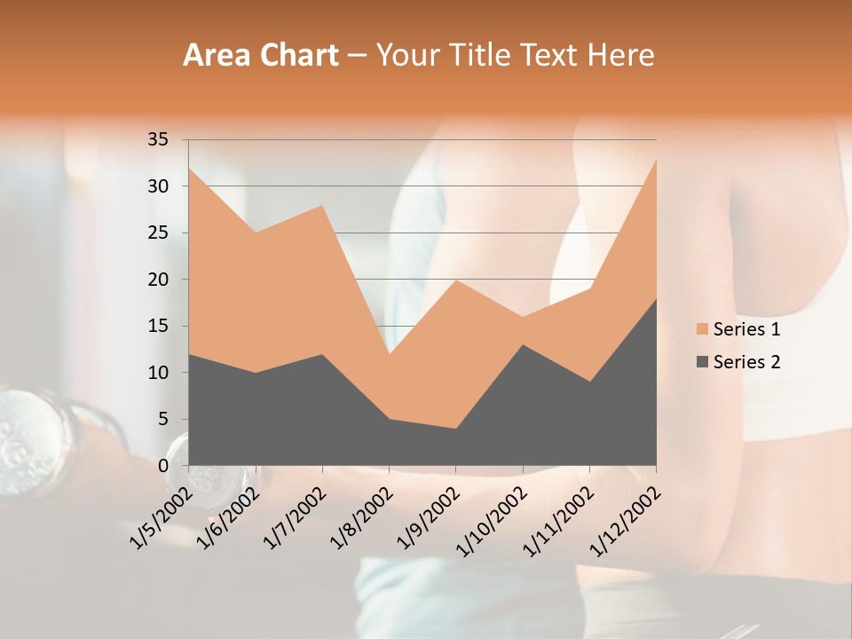 A Man And A Woman Holding Dumbs In A Gym PowerPoint Template