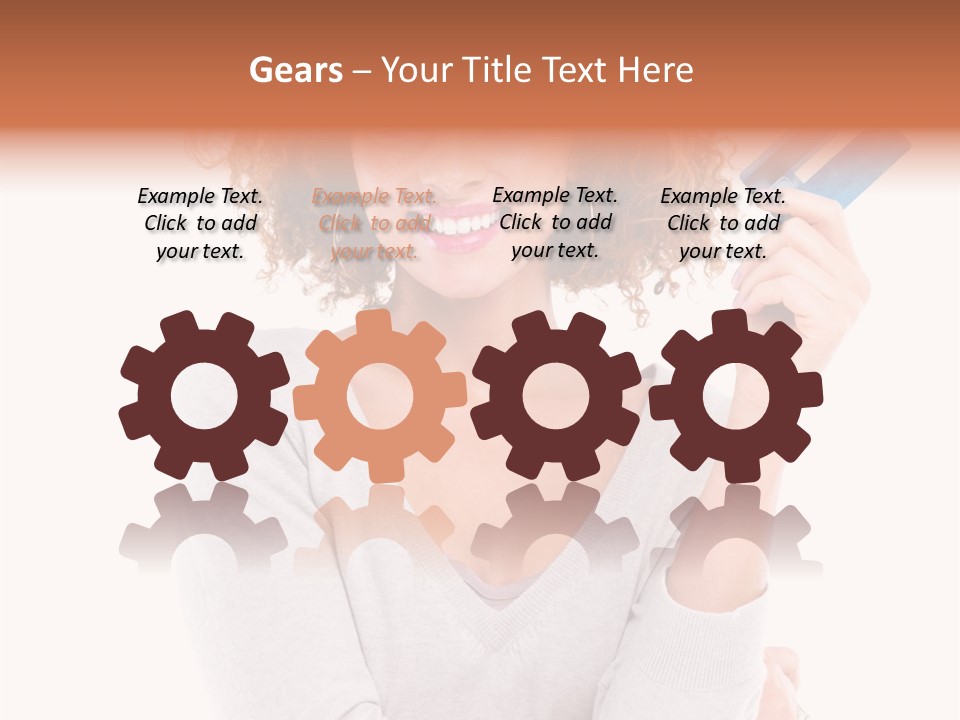 Tomato Branch Close Up PowerPoint Template