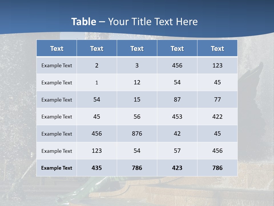 View Of City Hall From The Logan Square Fountain In Philadelphia PowerPoint Template