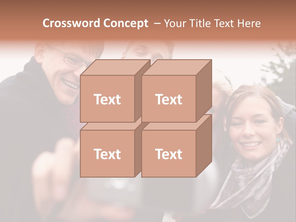 Residential Buildings, Some Of Them Under Construction, With Beautiful Green Field Foreground PowerPoint Template