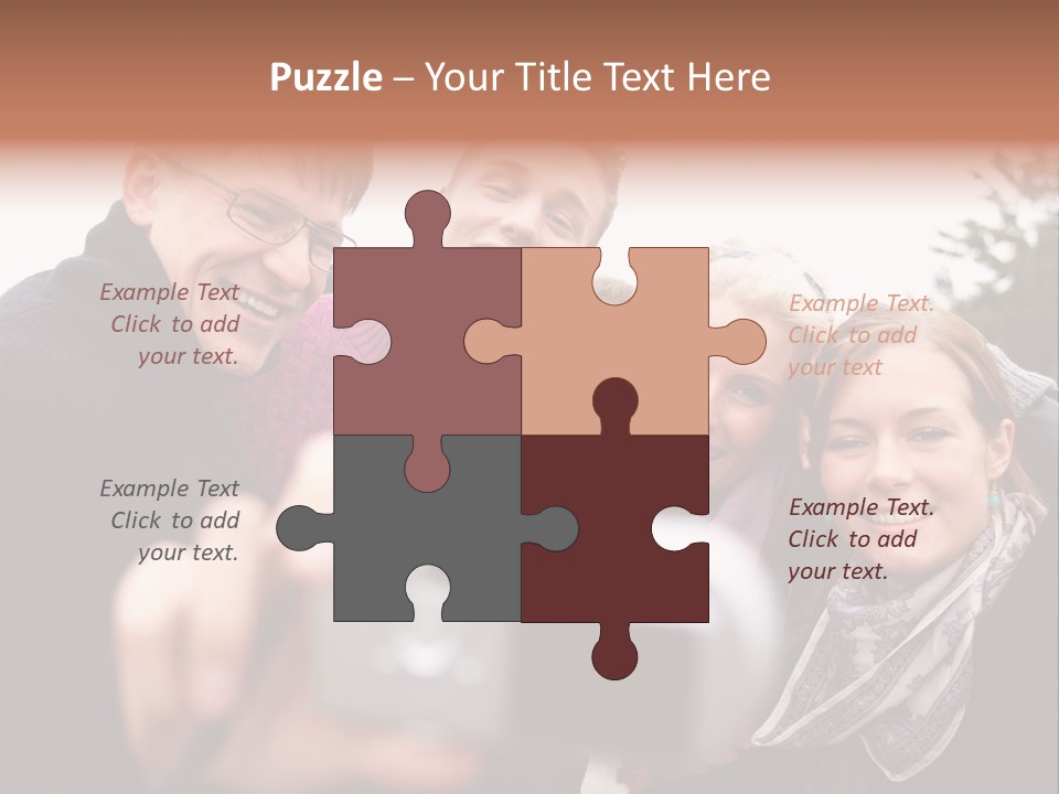 Residential Buildings, Some Of Them Under Construction, With Beautiful Green Field Foreground PowerPoint Template