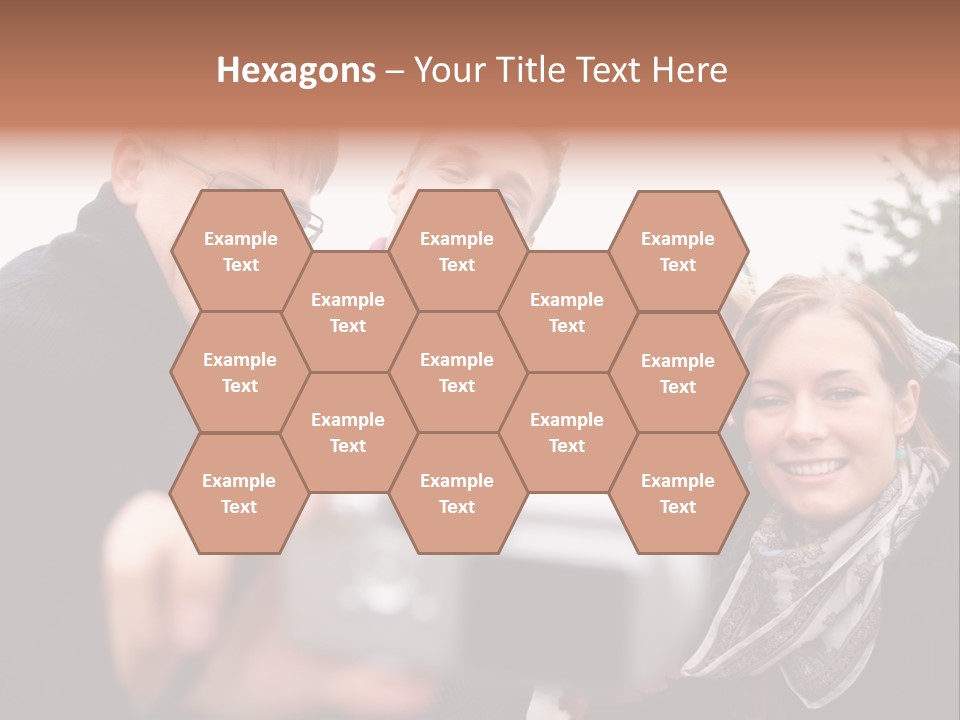 Residential Buildings, Some Of Them Under Construction, With Beautiful Green Field Foreground PowerPoint Template
