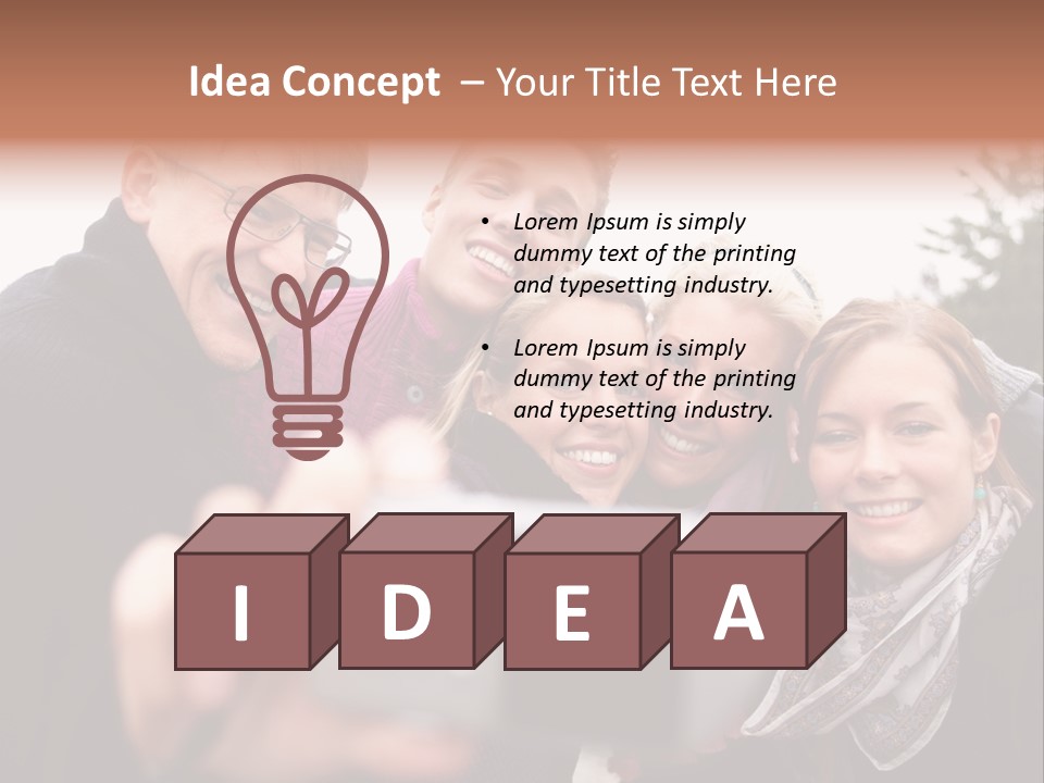 Residential Buildings, Some Of Them Under Construction, With Beautiful Green Field Foreground PowerPoint Template