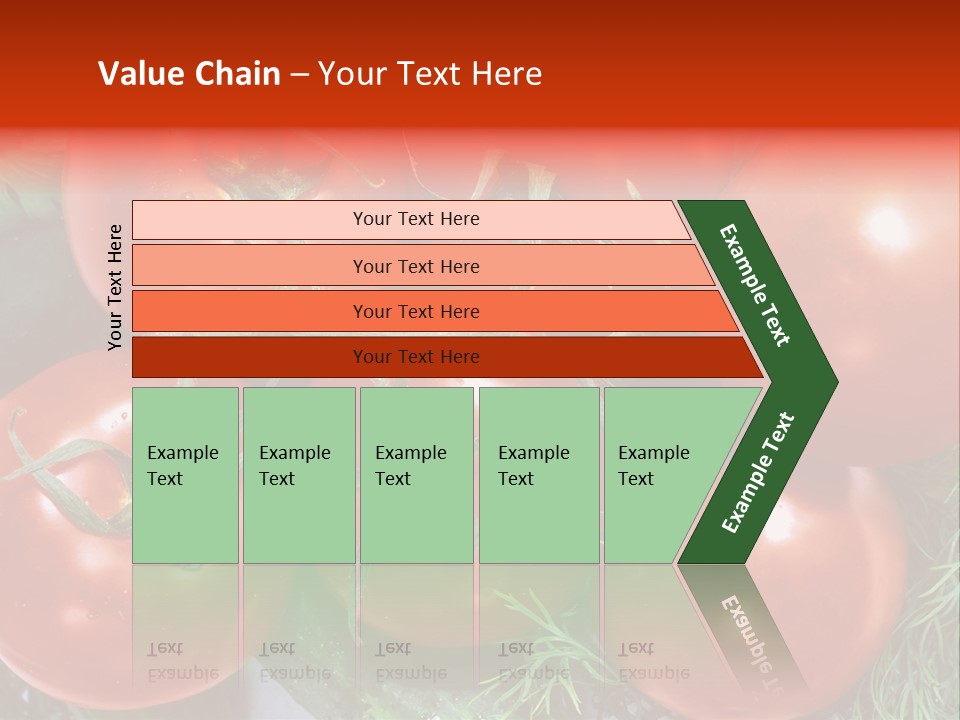 Tomato Branch Close Up PowerPoint Template
