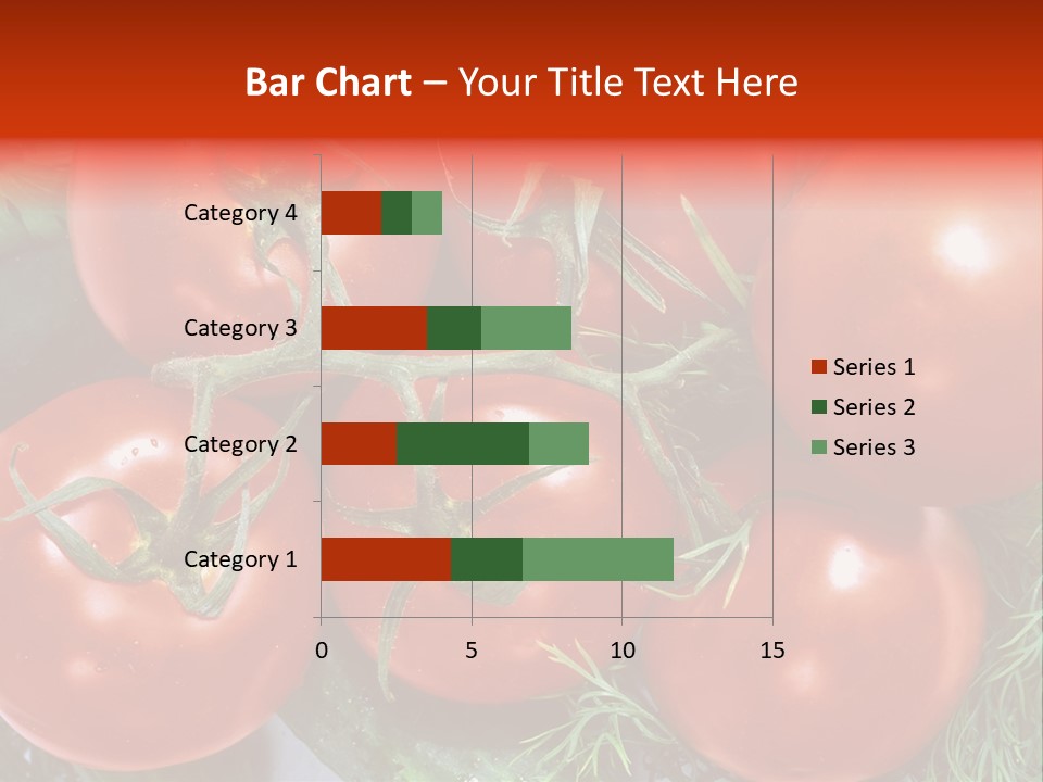 Tomato Branch Close Up PowerPoint Template