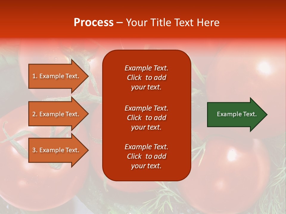 Tomato Branch Close Up PowerPoint Template