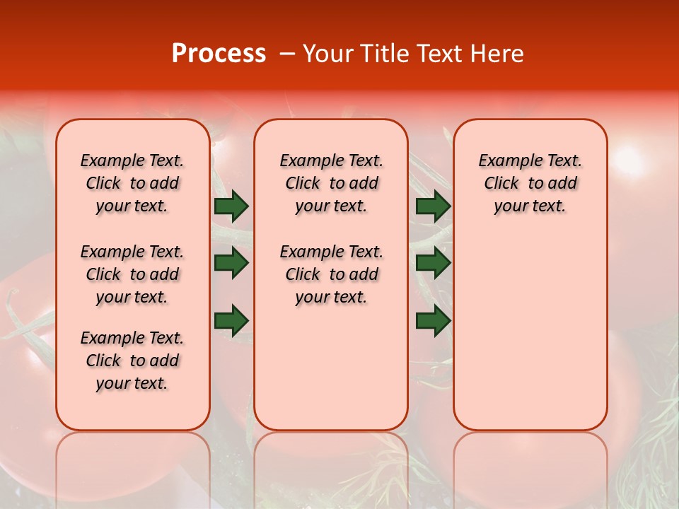 Tomato Branch Close Up PowerPoint Template