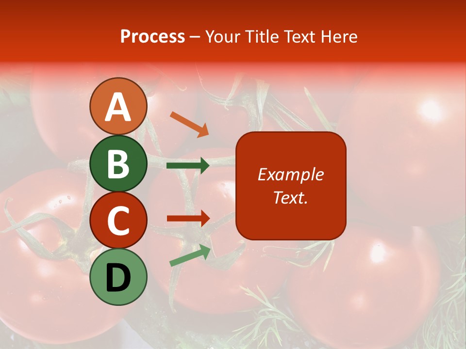 Tomato Branch Close Up PowerPoint Template