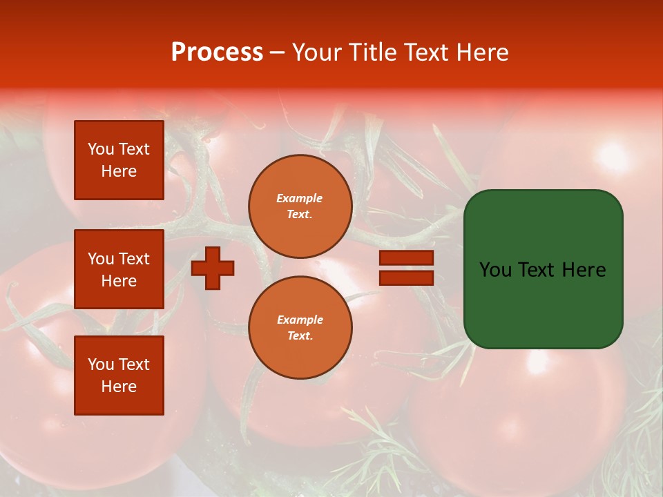 Tomato Branch Close Up PowerPoint Template