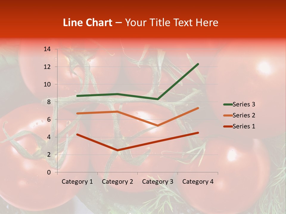 Tomato Branch Close Up PowerPoint Template