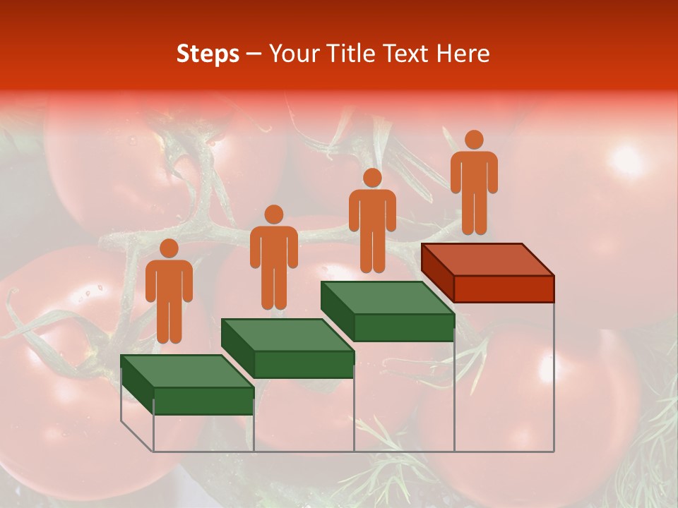 Tomato Branch Close Up PowerPoint Template
