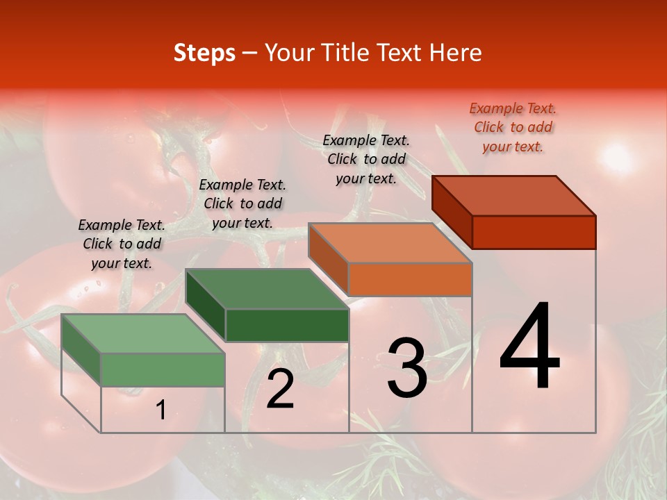 Tomato Branch Close Up PowerPoint Template