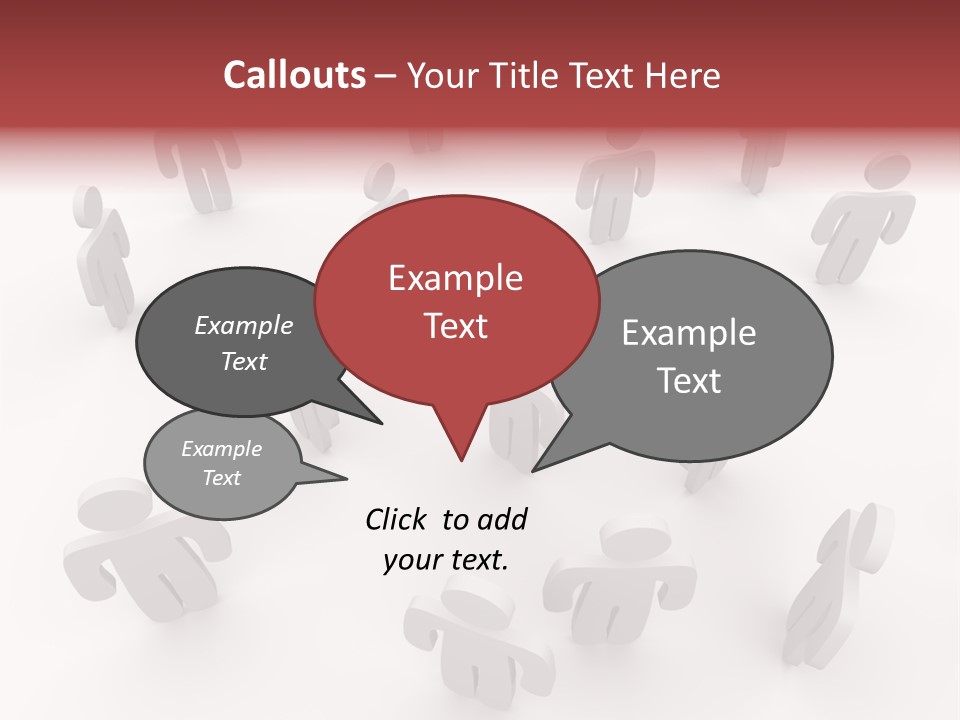 A Group Of People Standing In Front Of A Red Target PowerPoint Template