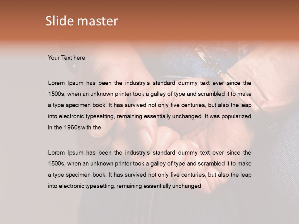 Handcuffs - Symbol For Crime PowerPoint Template