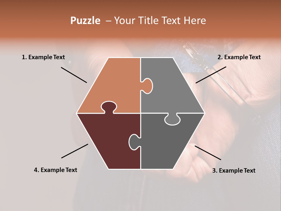 Handcuffs - Symbol For Crime PowerPoint Template