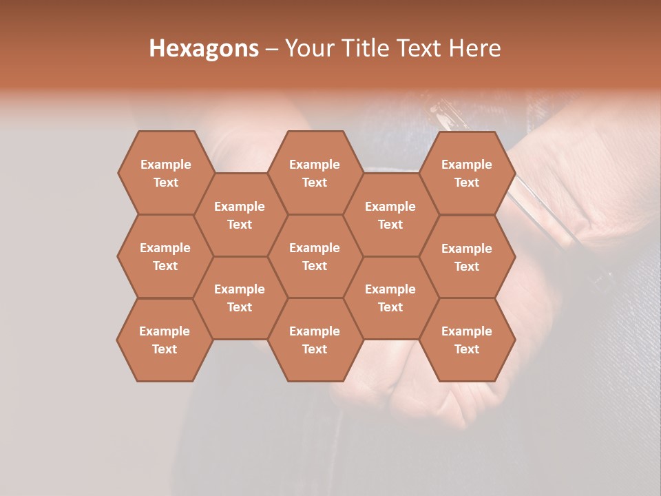 Handcuffs - Symbol For Crime PowerPoint Template