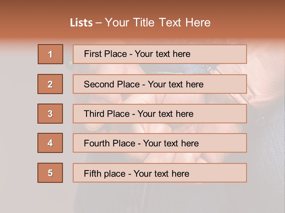 Handcuffs - Symbol For Crime PowerPoint Template