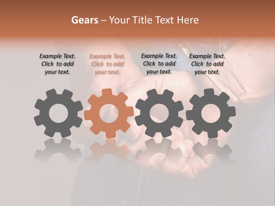 Handcuffs - Symbol For Crime PowerPoint Template