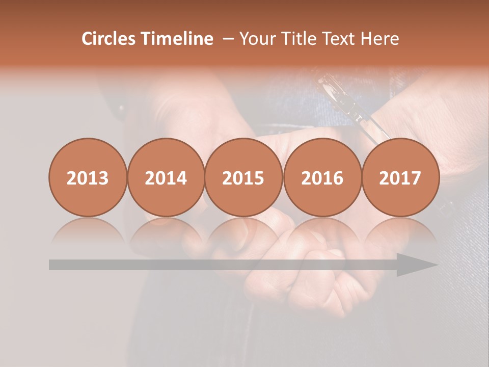 Handcuffs - Symbol For Crime PowerPoint Template