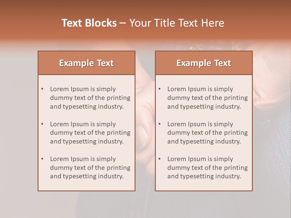 Handcuffs - Symbol For Crime PowerPoint Template