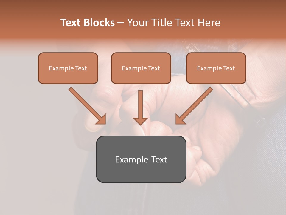 Handcuffs - Symbol For Crime PowerPoint Template