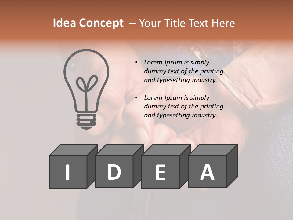 Handcuffs - Symbol For Crime PowerPoint Template