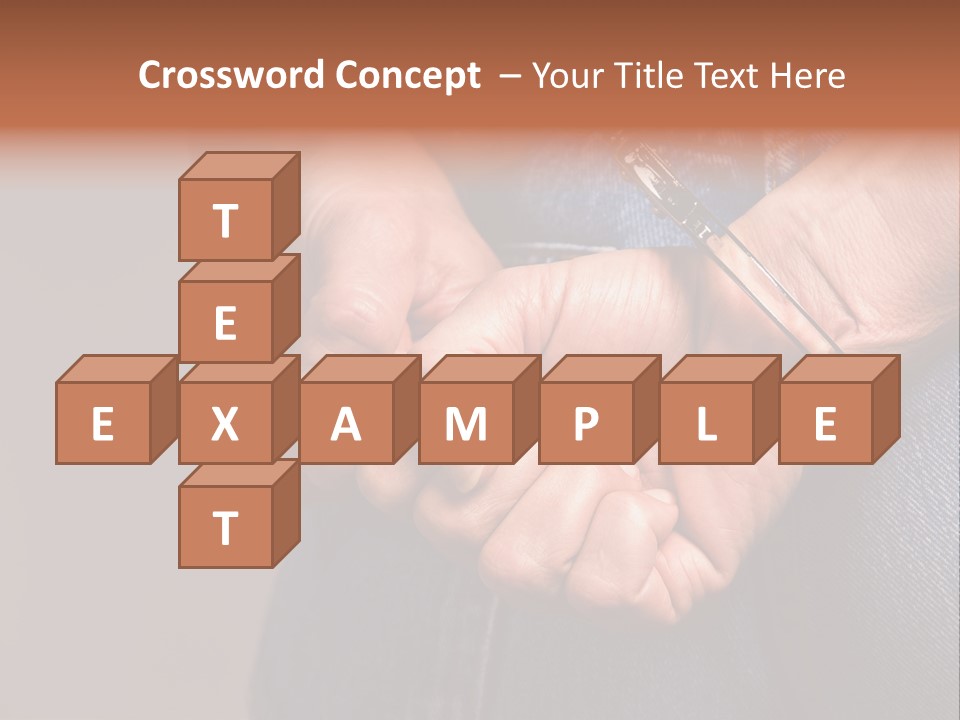 Handcuffs - Symbol For Crime PowerPoint Template