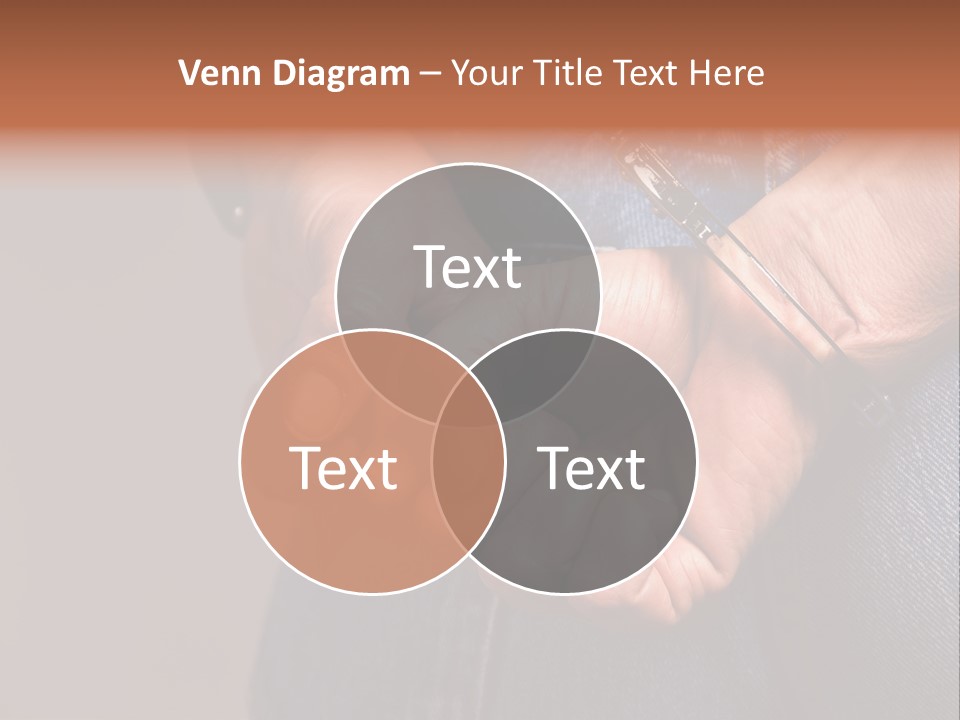 Handcuffs - Symbol For Crime PowerPoint Template