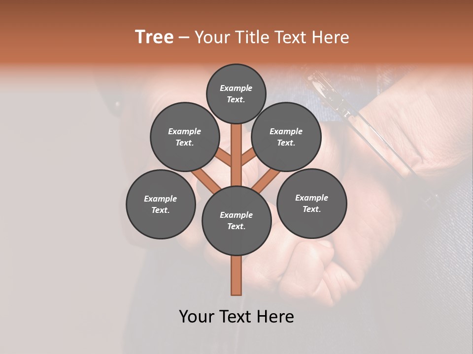 Handcuffs - Symbol For Crime PowerPoint Template